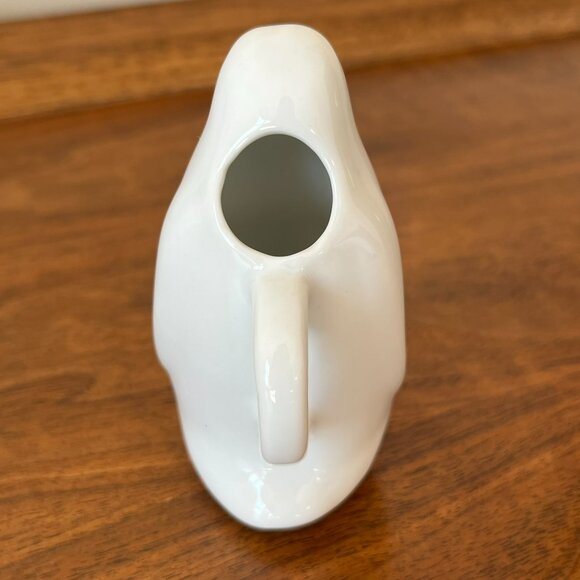 Baby Penguin Vintage Creamer 3.75" White Porcelain Winter Holiday Gift Idea - Picture 5 of 7